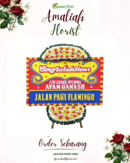Sewa Papan Bunga Mekarraharja